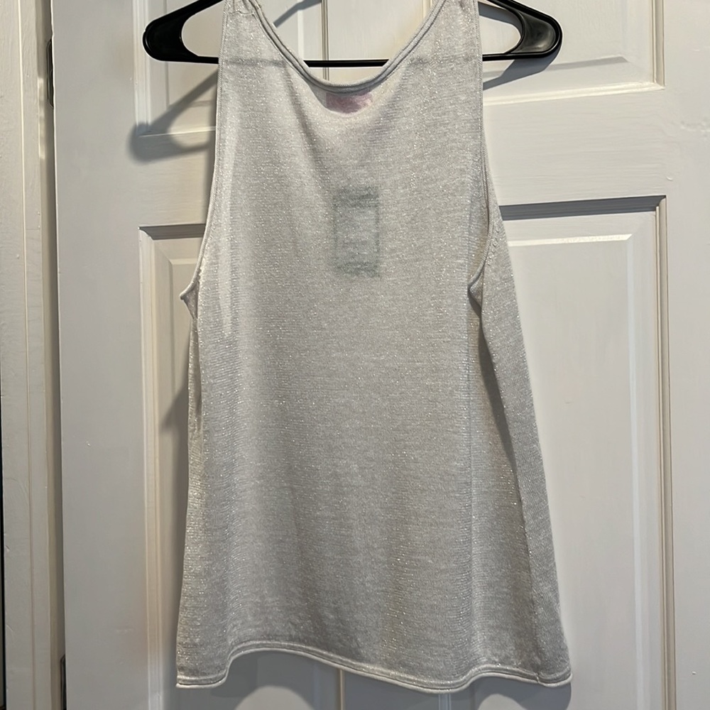 Lilly Pulitzer Silver Linen Blend Patti
Sweater Tank Top - Picture 2 of 11